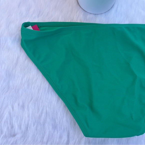 NWT Xhilaration Junior's Girl's Cheeky Bikini Bottom Green Large - Picture 8 of 12